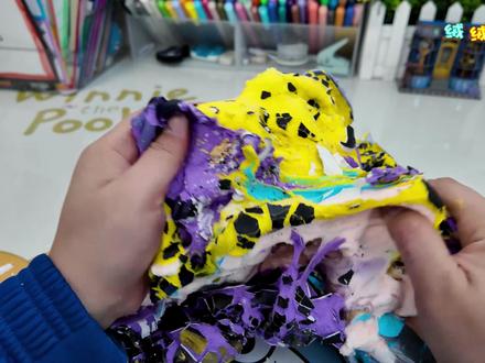 妈妈做超大画中女郎脆皮捏捏!声音酥脆又解压! #蛋仔派对 #解压 #捏捏 #手工DIY #亲子手工