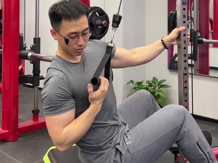 绳索单臂下拉 #健身教学 #健身干货 #练背 #背部训练 #塑型