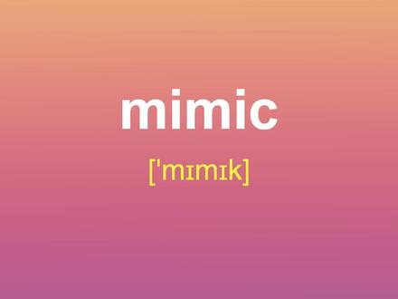 雅思高频词汇 mimic #模仿 #每日英语 #一起学习 #雅思 #雅思口语
