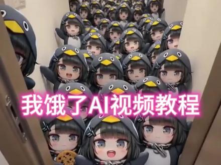 我饿了AI视频教程 #小云雀AI #小云雀爆款马上成片 #小云雀seedance #芯有云雀创作飞跃 #企鹅管理员 我饿了上门要吃的ai 我饿了给你一个饼干ai视频