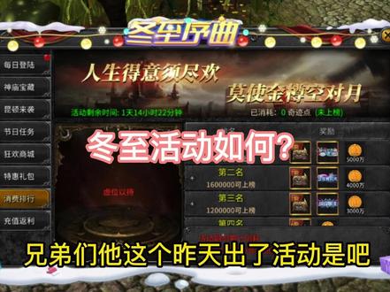 这次活动,大伙感觉咋样?。今天水一下视频 #高爆奇迹 #奇迹手游 #怀旧复古