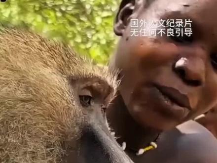 哈扎比部落吃狒狒#瓜子二手车