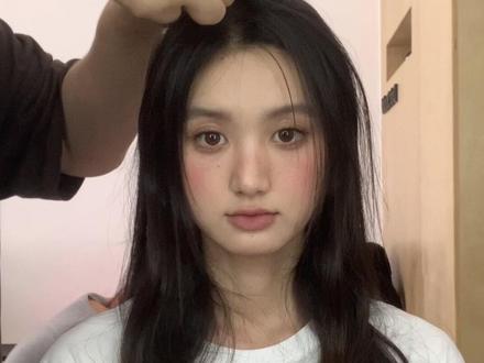 韩系慵懒|长发蛋卷头教程 #卷发 #发型分享 #发型教程