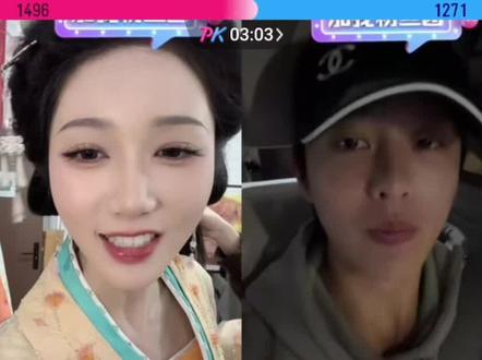 #岳雨婷 刘润铭两位连麦唠嗑剧宣,三搭🎉✨,新剧万渣朝凰加班定妆👧🎉#短剧推荐 #万渣朝凰 #直播录屏