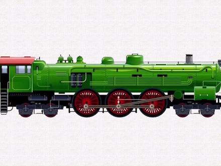 认识火车,30组火车图画,老式冒烟电力蒸汽火车儿童语言数学学习