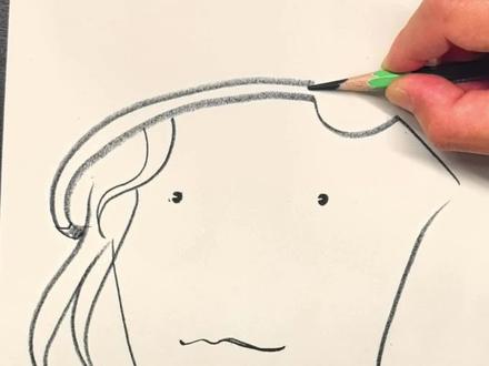 如何用六笔优雅的画出来JOJO动漫人物 #绘画教程 #国美 #jojo的奇妙冒险 #艺术在抖音 #没点艺术细胞刷不到