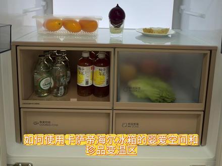 你买的海尔冰箱还不会使用变温吗???别着急我来啦!!! #海尔冰箱#麦浪冰箱#珍品变温区#卡萨帝揽光#做饭