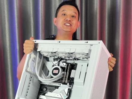 恩杰H7Flow全白色主机!恩杰Z73白色+Z690吹雪+3070猛禽白色#电脑 #电脑知识 #电脑配置 #电脑技巧