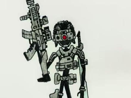 火柴人无名三角洲行动手绘教程简笔画 #三角洲 #火柴人 #简笔画 #手绘 #儿童画