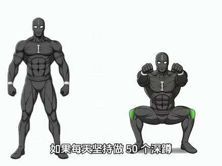 每日50次深蹲挑战 #锻炼 #训练痕迹 #精神氮泵 #肌肉 #肌肉男
从来没有健身习惯的,中断训练后,很久没有恢复的,力量弱的,膝盖原来就有伤的,不一次做这么多次,体态有问题的如O型腿或X型腿或ox型腿或足内翻足外翻者,进行体态调整再做
一、深蹲的价值
深蹲是高效自重训练,无需器械,随时随地可进行,能锻炼腿部、臀部、核心及下背部 。
二、坚持后的变化进程
1. 第一周:股四头肌和臀部酸痛,是肌肉变强的信号 。
2. 第二周:腿部更稳、有力,爬楼轻松,臀部开始紧致上翘 。
3. 第三周:平衡感、协调性提升,耐力大增 。
4. 一个月后:做50个深蹲轻松,腿部粗壮、臀部线条清晰,体态因核心增强与髋关节矫正变好 。
三、深蹲的局限性与基础作用
每天50个自重深蹲难成健美运动员,若追求显著肌肉维度、力量,需加哑铃等额外阻力,但自重深蹲能打基础,改善身体灵活、柔韧与血液循环,让膝、臀、踝强健 。
四、隐藏好处与行动建议
1. 隐藏好处:增强自信心,因身体掌控感提升,会渗透到生活各方面 。