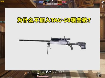 为什么不加入TAC-50狙击枪?原因有2个,未来极可能上线
