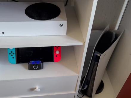 PS5应该横着放?还是竖着放?#ps5 #xbox #switch #电脑 #steam #单机游戏 #数码科技 #游戏杂谈 #主机 #小美哥