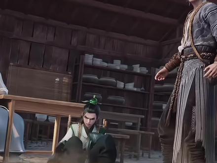 浪里白条陈灵均,拍肩耍宝名场面!#剑来 #烽火戏诸侯 #陈灵均 #陈景清 #陈平安