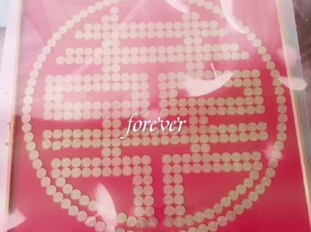 看抖音上制作的,向银行预约了一周才到的全新五毛硬币,结婚仪式不能少#五毛硬币囍字 #仪式感不能少