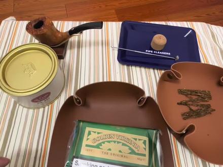 三十多克卷卷了近六十跟,浅股搭配绿gv还是挺不错的#手卷烟 #每日分享