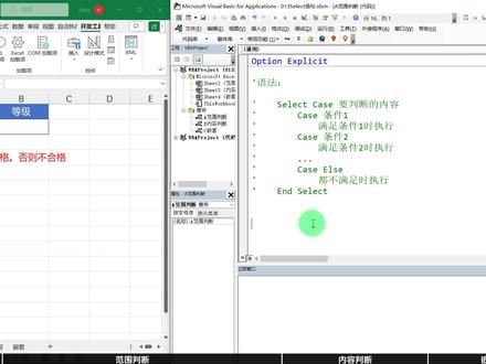 VBA编程技巧:如何巧妙运用Select Case #vba教程 #零基础 #玩转office