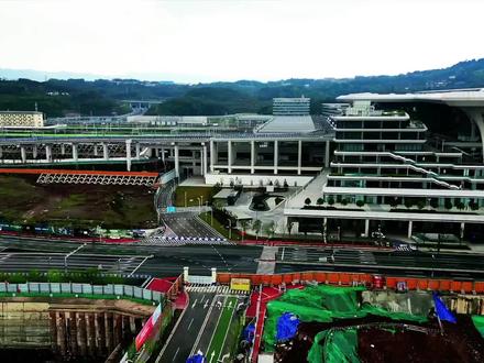 重庆东站站前广场,最新施工情况#城市建设 #重庆东站