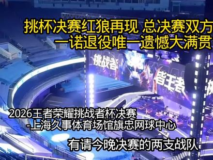 挑杯决赛红狼再现 一诺完成唯一的遗憾大满贯#2026王者荣耀挑战者杯 #抖音五五开黑节 #五五开黑一起疯燃 #上号就现在