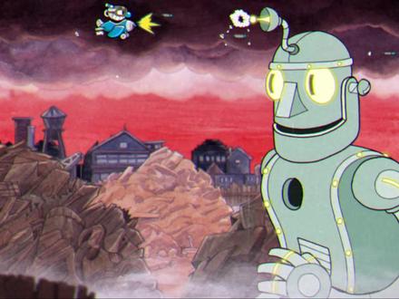 【茶杯头】垃圾场之舞-卡尔博士的机器人-专家无伤S#茶杯头 #steam游戏