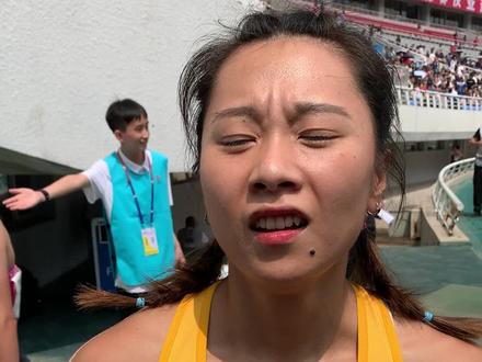 #2023全国田径冠军赛 女子100米预赛葛曼棋11秒57小组第一。