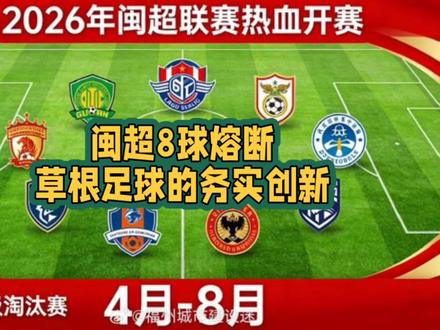 闽超8球熔断:草根足球的务实创新 #雪狐看世界