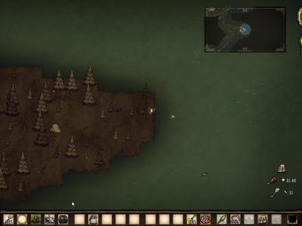 第12期:终见桃岛,赵sir与两只猫的漂流日记。. #饥荒 #饥荒联机版 #生存实况