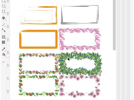 好看的边框是怎么来的#平面设计 #cdr教程 #coreldraw #cdr学习