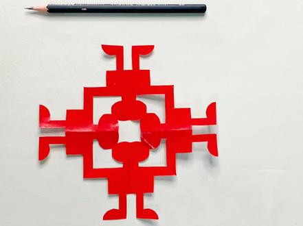 非遗传承——任重道远——教学篇#࿆传承文化 #剪纸 #数学思维