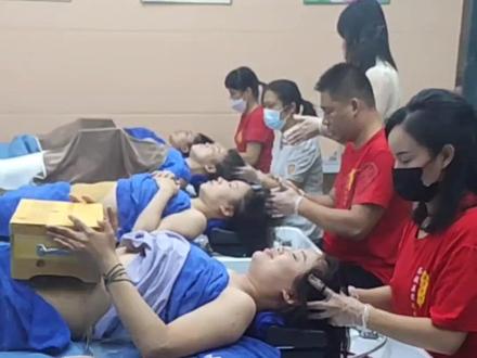茶麸中药头疗全套手法培训加盟,小白也能三天学会#头疗培训加盟 #茶麸中药头疗养发馆 #易丹医坊