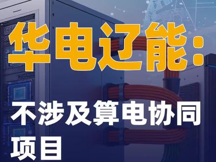 华电辽能:不涉及算电协同项目 #华电辽能 #算电协同