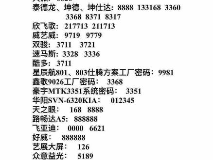 安卓大屏导航设置密码,整理出来了 分享给大家。#安卓导航