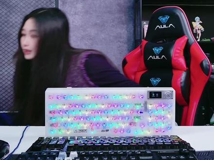 狼蛛F98ProV3透明三模客制化机械键盘五层填充无线游戏电 #狼蛛机械键盘 #狼蛛F98ProV3 #客制化机械键盘 #透明三模键盘 #F98ProV3