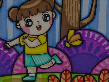 27踢毽子的小女孩#亲子互动#脑力开发#兴趣爱好#爱好#方法#绘画#亲子教育#画画#育儿@DOU+小助手