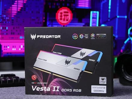 轻松超频到8000MHz,颜值性能全都要的宏碁掠夺者DDR5内存条#电脑 #电脑配置 #电脑装机 #diy电脑