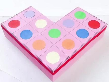 制作爱心洞洞乐❤️爱心形状的礼物,生日毕业节日送都合适,简单又惊喜。