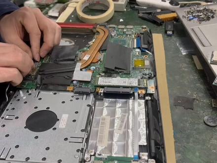 完整拆机维修华硕FX53V不不开机,不显示