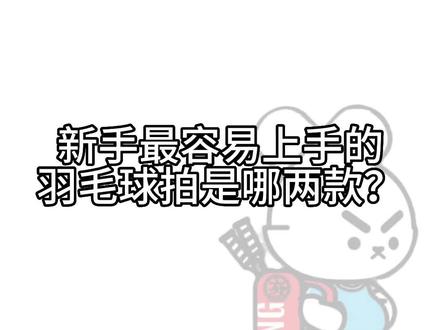 新手最容易上手的羽毛球拍是哪两款?🤔🤔🤔#羽毛球 #羽毛球装备 #打羽毛球女生 #一起打羽毛球 #你有多久没打球了