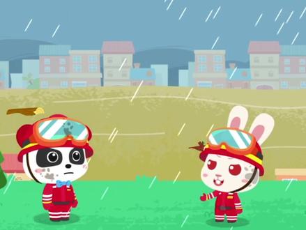 宝宝消防救援队动画( 洪灾救援)#动画 #小朋友的世界 #儿童安全教育 #儿童动画片推荐 #儿童益智小视频