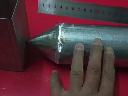 圆管如何做锥形封口,这种方法还是头一次见,真的太实用了!