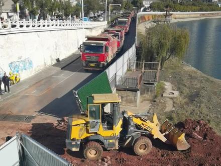 西洱河 河道清淤工程开工 #大理 #西洱河 #清淤