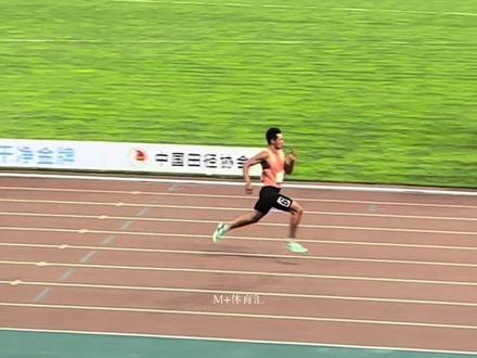 “谢震业预赛放水20.55,状态无敌”#谢震业 #田径 #体育生 #200m #亚运会选拔赛