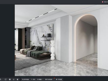 酷家乐新功能切割工具快速绘制这样圆弧门洞添加线性灯的效果#酷家乐 #酷家乐企点 #酷家乐教学