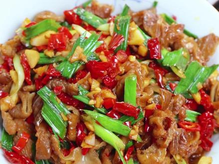 下饭菜小炒腊肥肠#湘菜 #日常做饭