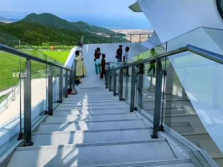 盐田海鲜街路口往云海广场攻略来喽!云海广场的定位也就是三洲塘水库,千万别导去三洲田水库喽!