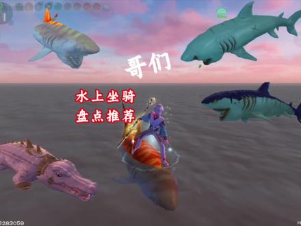 水上坐骑盘点推荐 #创造与魔法