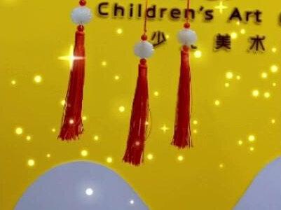 中秋节手绘宫灯详细教程,中秋节花灯#创意儿童美术 #中秋节手工 #中秋节手工灯笼 #中秋节