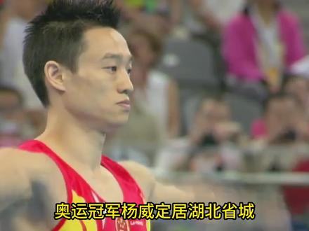 奥运冠军杨威定居湖北省城!住2000多万别墅,生活幸福存款充裕 #体操 #杨威 #奥运冠军 #王丽萍