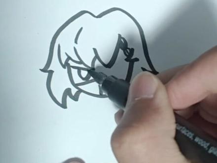 #绘画过程 #三角洲 #麦晓雯
蛋今天打三角洲被小麦踢死了,画一个麦晓雯