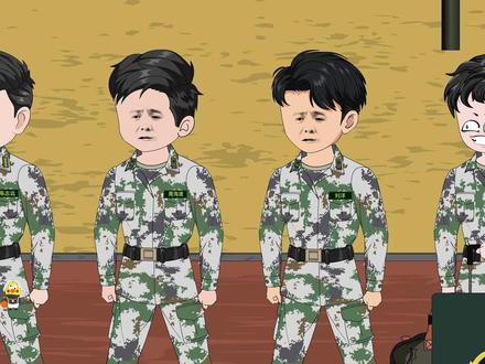 《班长我不是兵王》 吴汉峰第四次入伍,顺利进入原单位。#原创动画 #二次元 #动画 #军旅