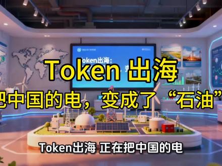 Token 出海:正在把中国的电,变成世界的“石油”! #token出海 #算力 #ai #电力
